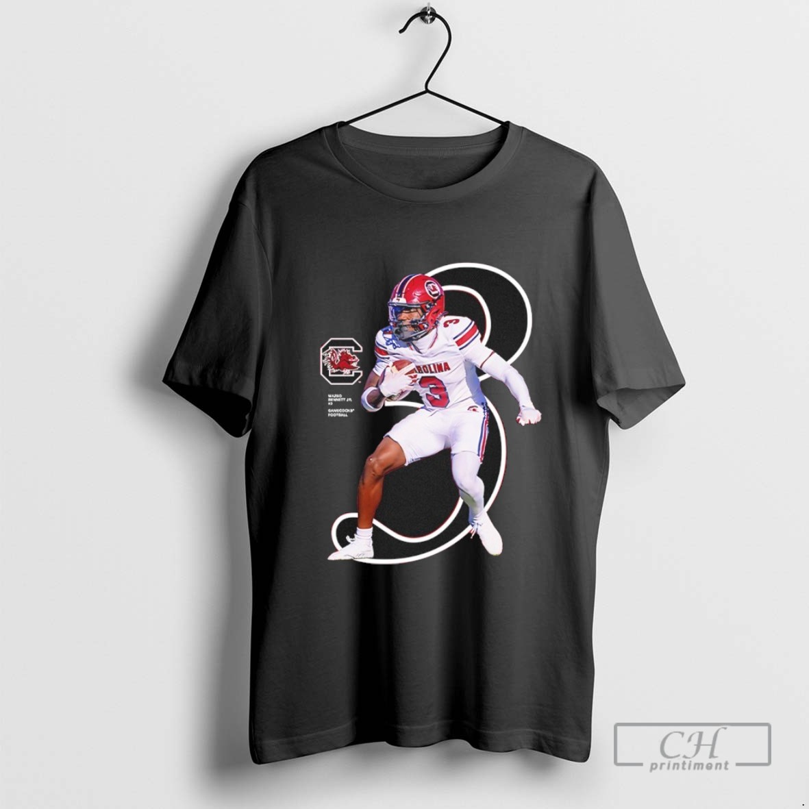 Mazeo Bennett Jr 3 South Carolina Gamecocks 2025 Ncaa Player T Shirt