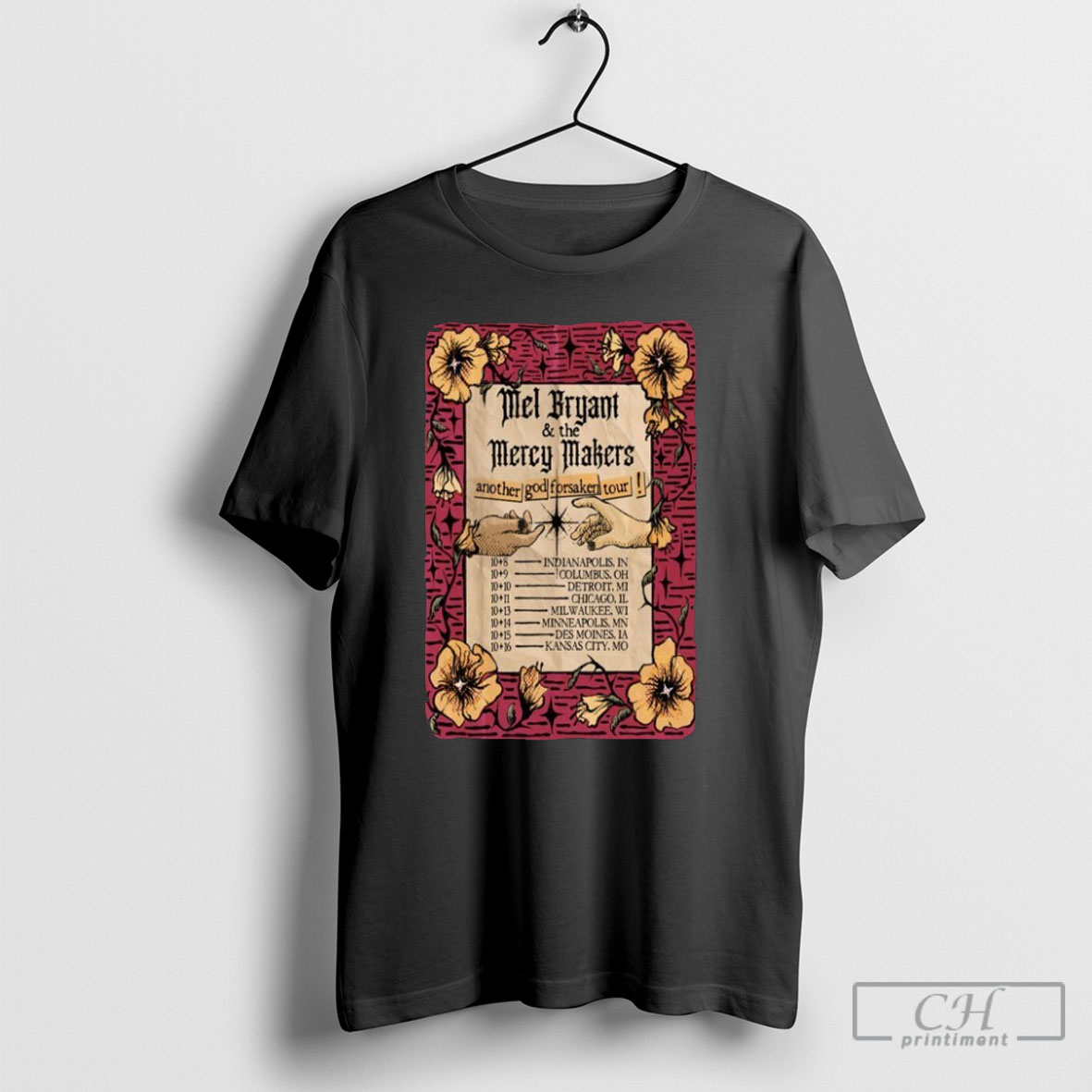 Mel Bryant And The Mercy Makers Another God Forsaken Tour 2025 Shirt