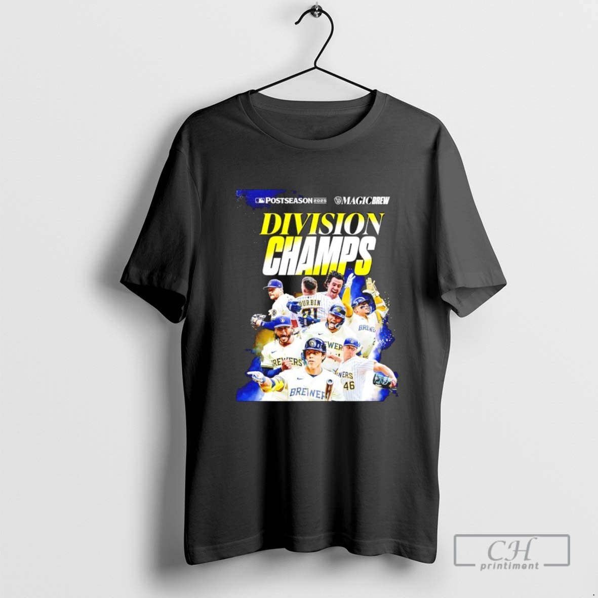 Milwaukee Brewers Won The 2025 Nl Central Division Champions T Shirt