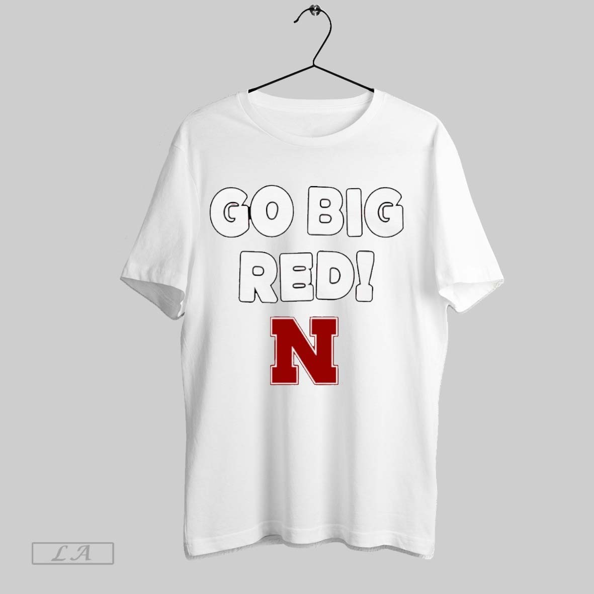 Nebraska Cornhuskers Basketball Go Big Red Slogan T Shirt
