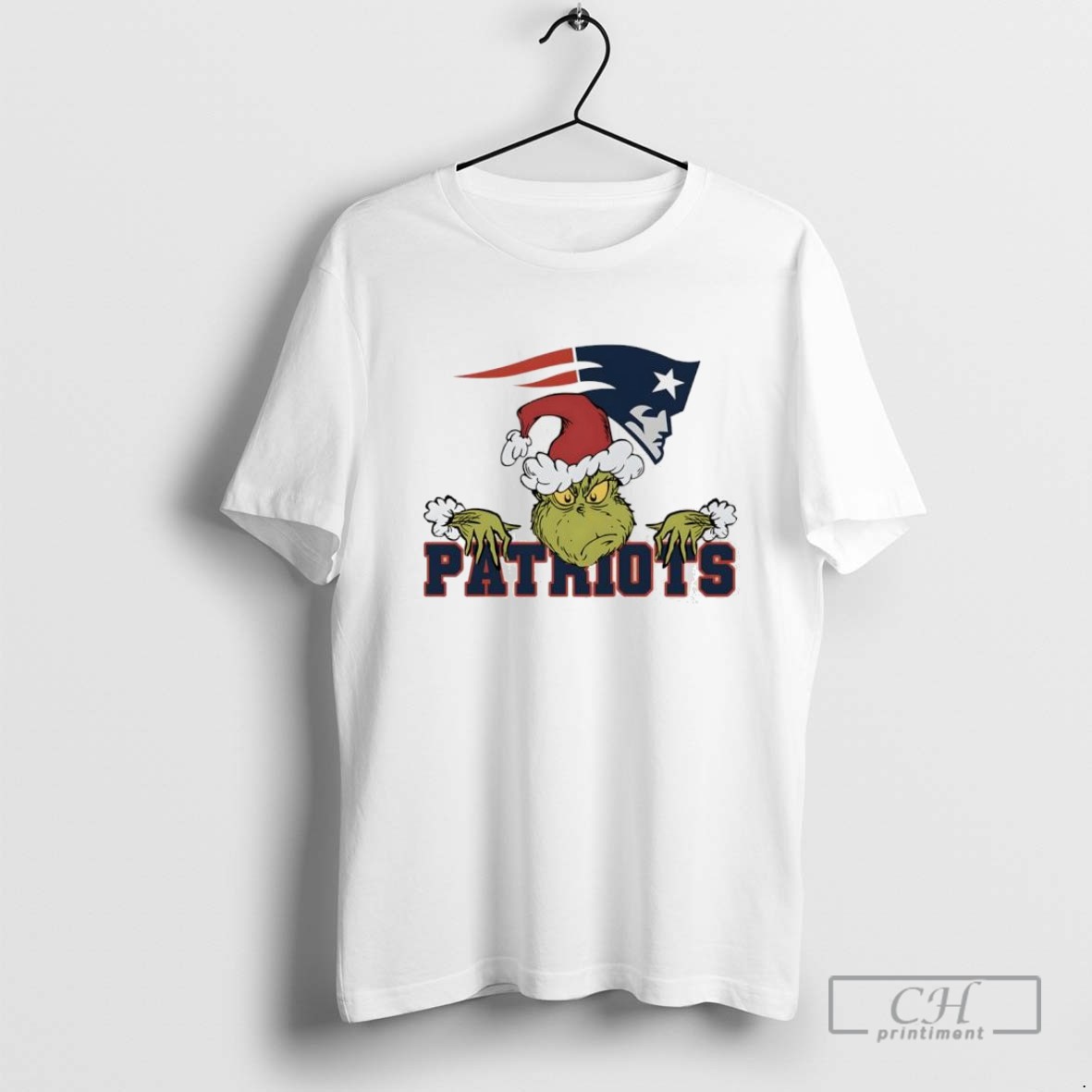 New England Patriots The Grinch Nfl Football Christmas T Shirt