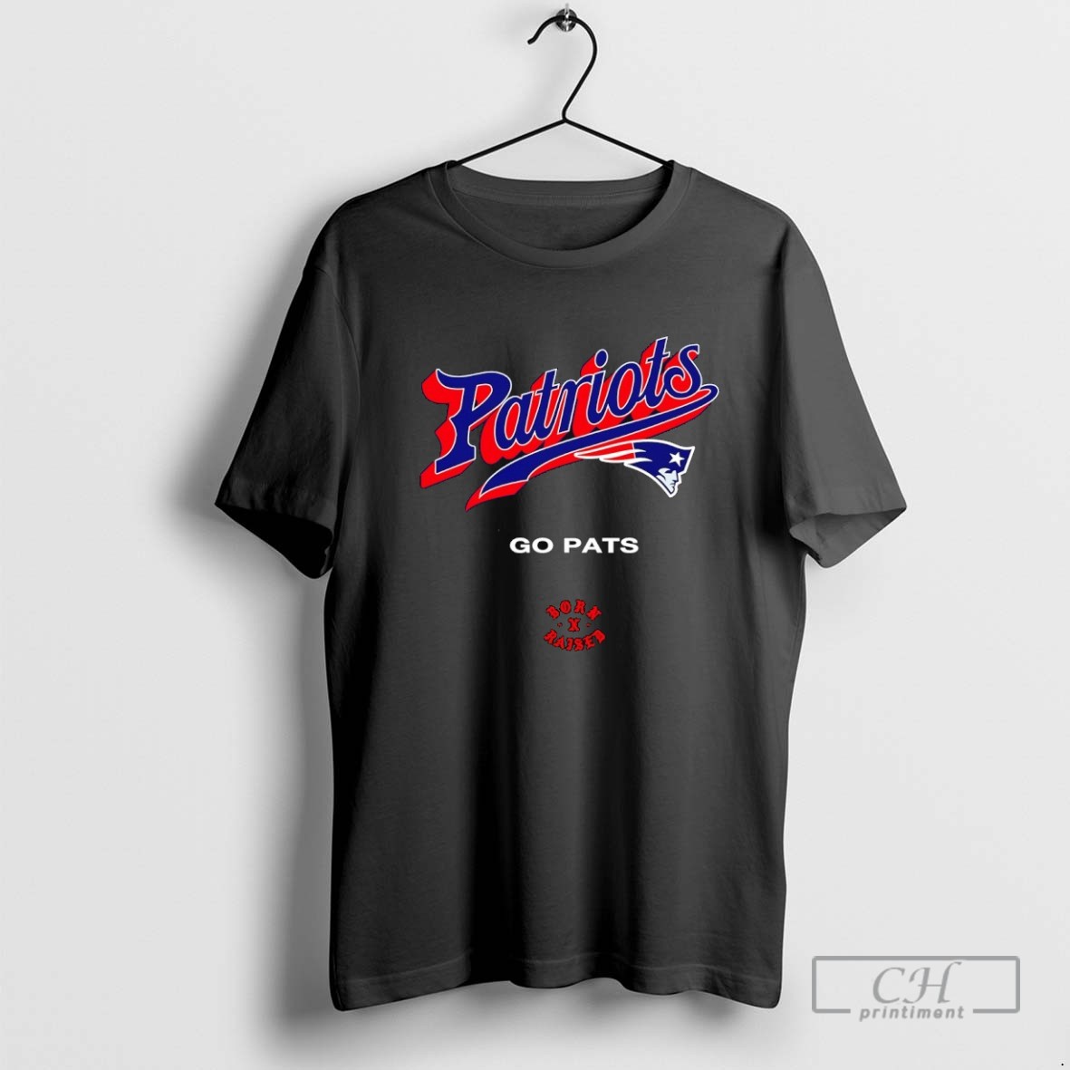 New England Patriots Go Pats Script T Shirt