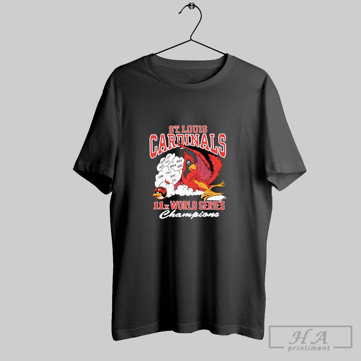 Official 11x World Series Champions St Louis Cardinals Tee Shirt