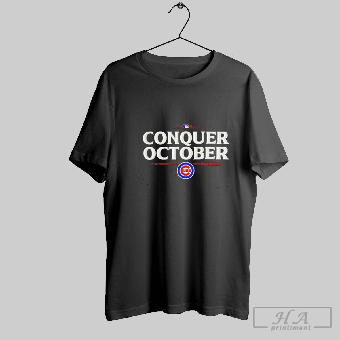 Official 2025 Chicago Cubs Conquer October Mlb Postseason Shirt