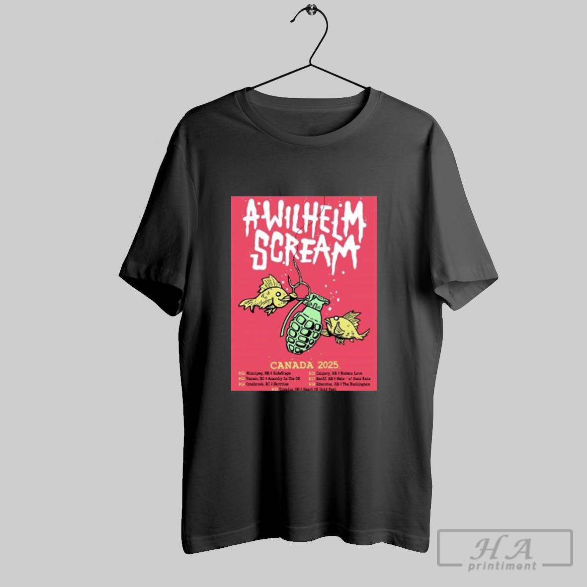 Official A Wilhelm Scream Canada 2025 Shirt