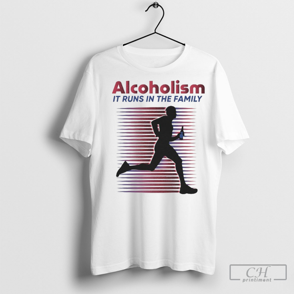Official Alcoholism It Runs In The Family Shirt