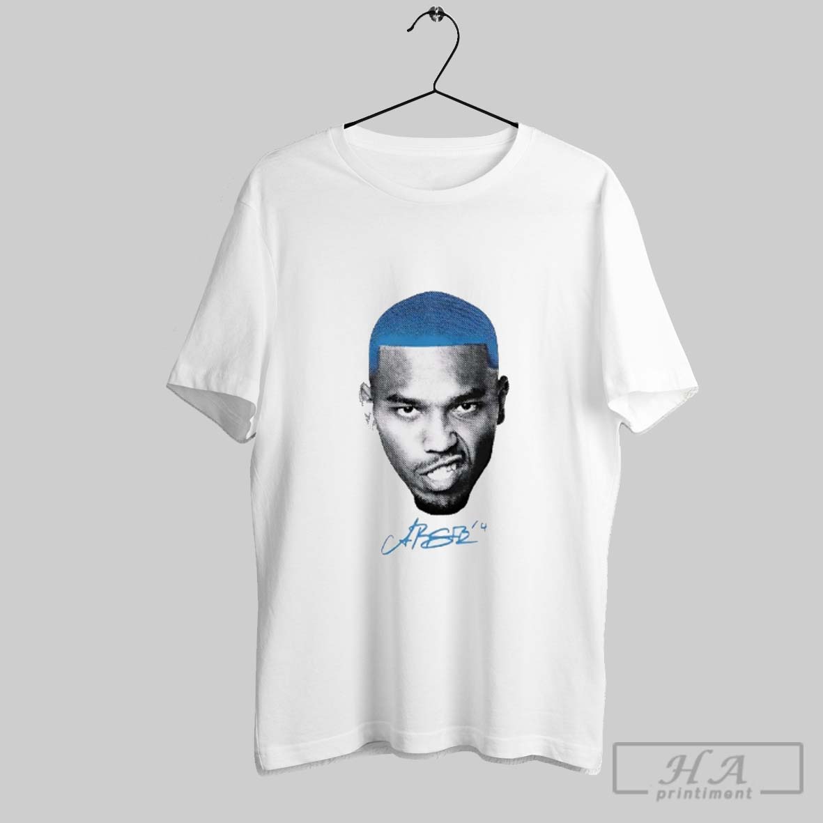 Official Amon Ra St Brown Big Face Signature Shirt