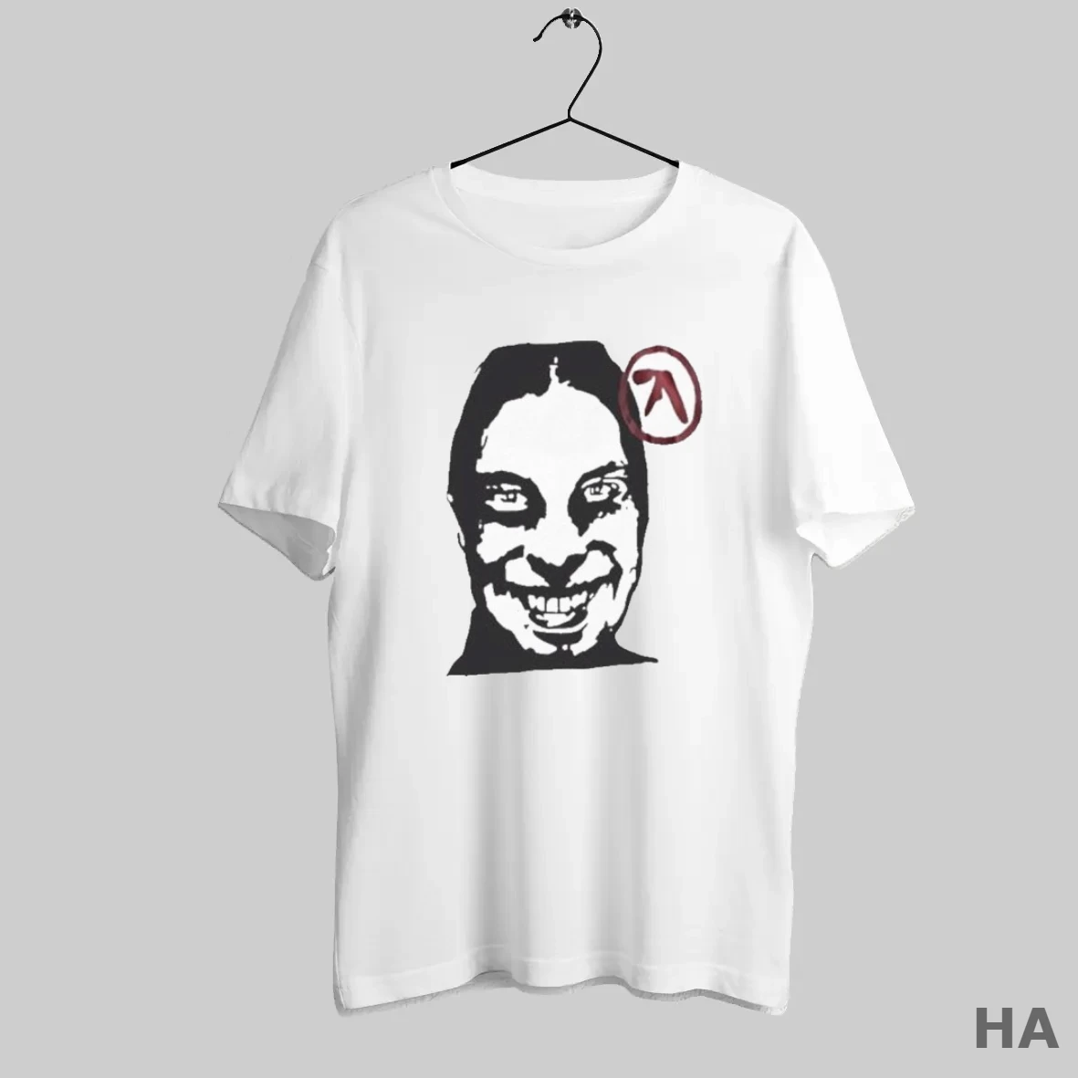 Official Aphex Twin Richard D James Smiley Face Logo Electronic Music T Shirt