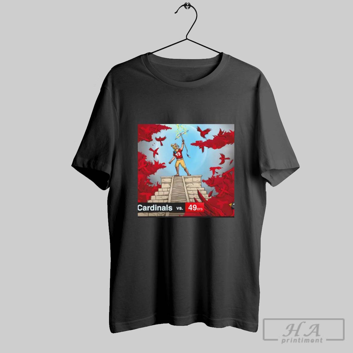 Official Arizona Cardinals Vs San Francisco 49ers Loky Comic Shirt