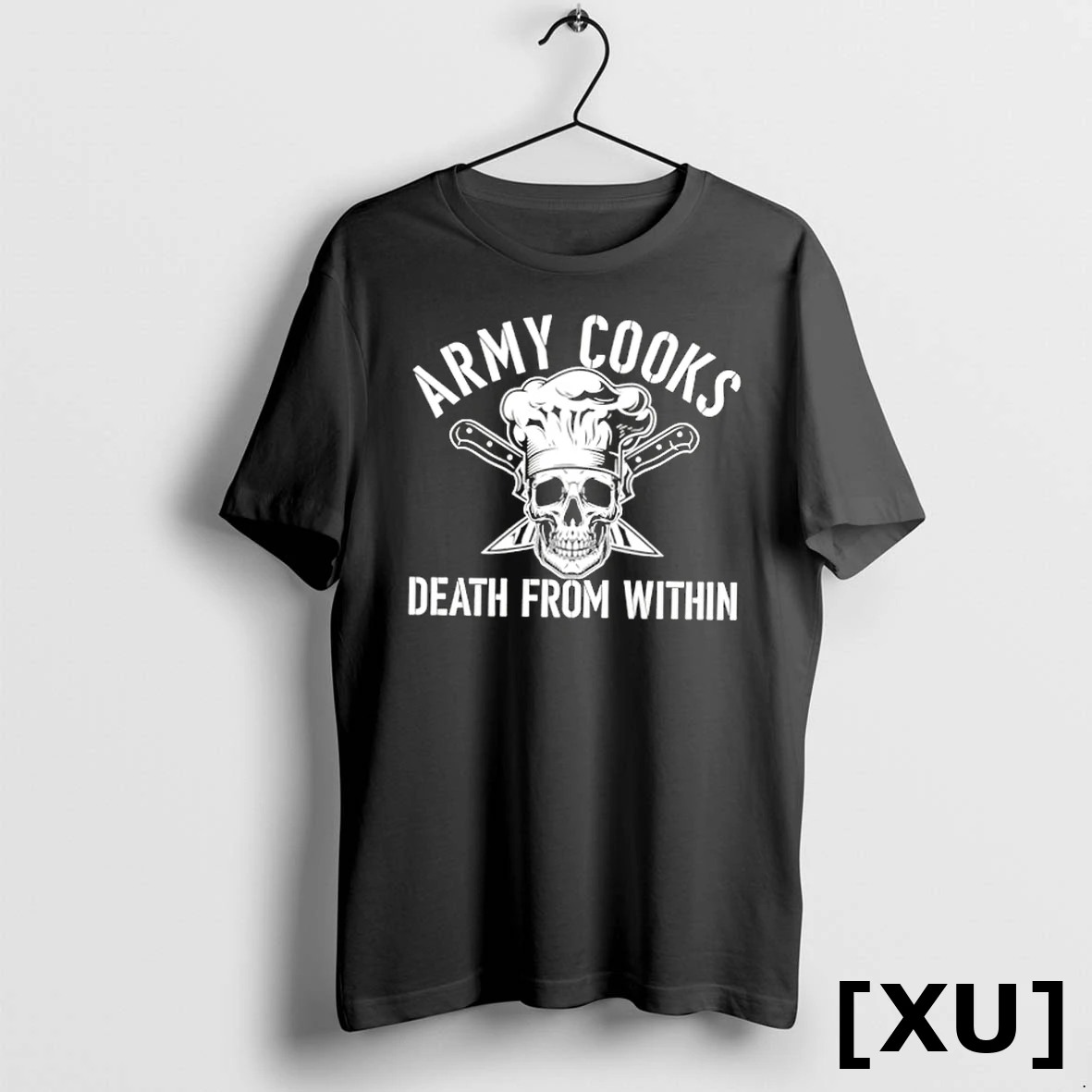 Official Army Cooks Death From Within Skull Chef Tshirts Sweater