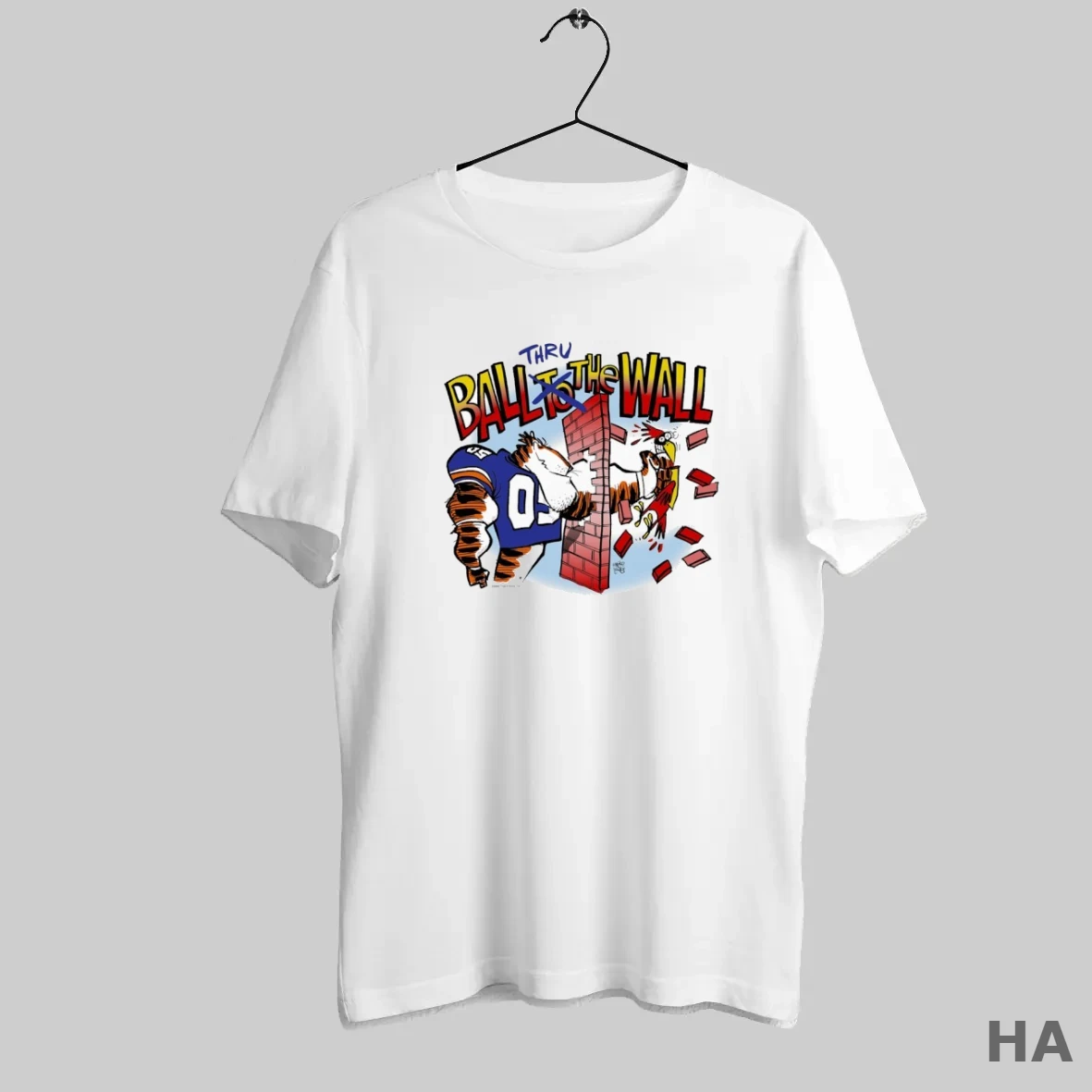 Official Auburn Tigers Vs Ball State Ball Thru The Wall T Shirt