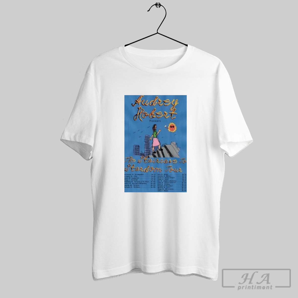 Official Audrey Hobert The Staircase To Stardom 2025 2026 Shirt
