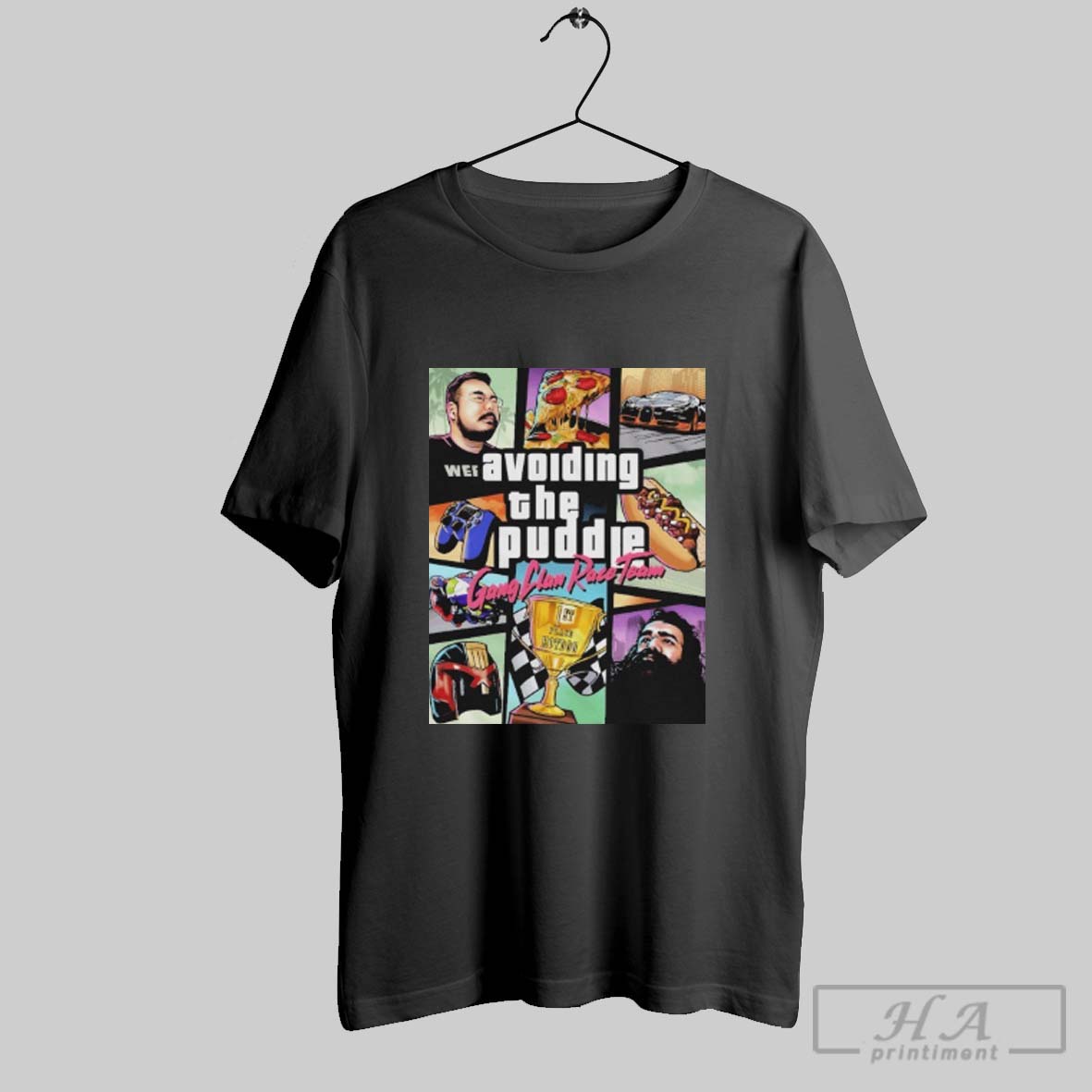 Official Avoiding The Puddle Atp Gang Clan Race Team Gta Shirt