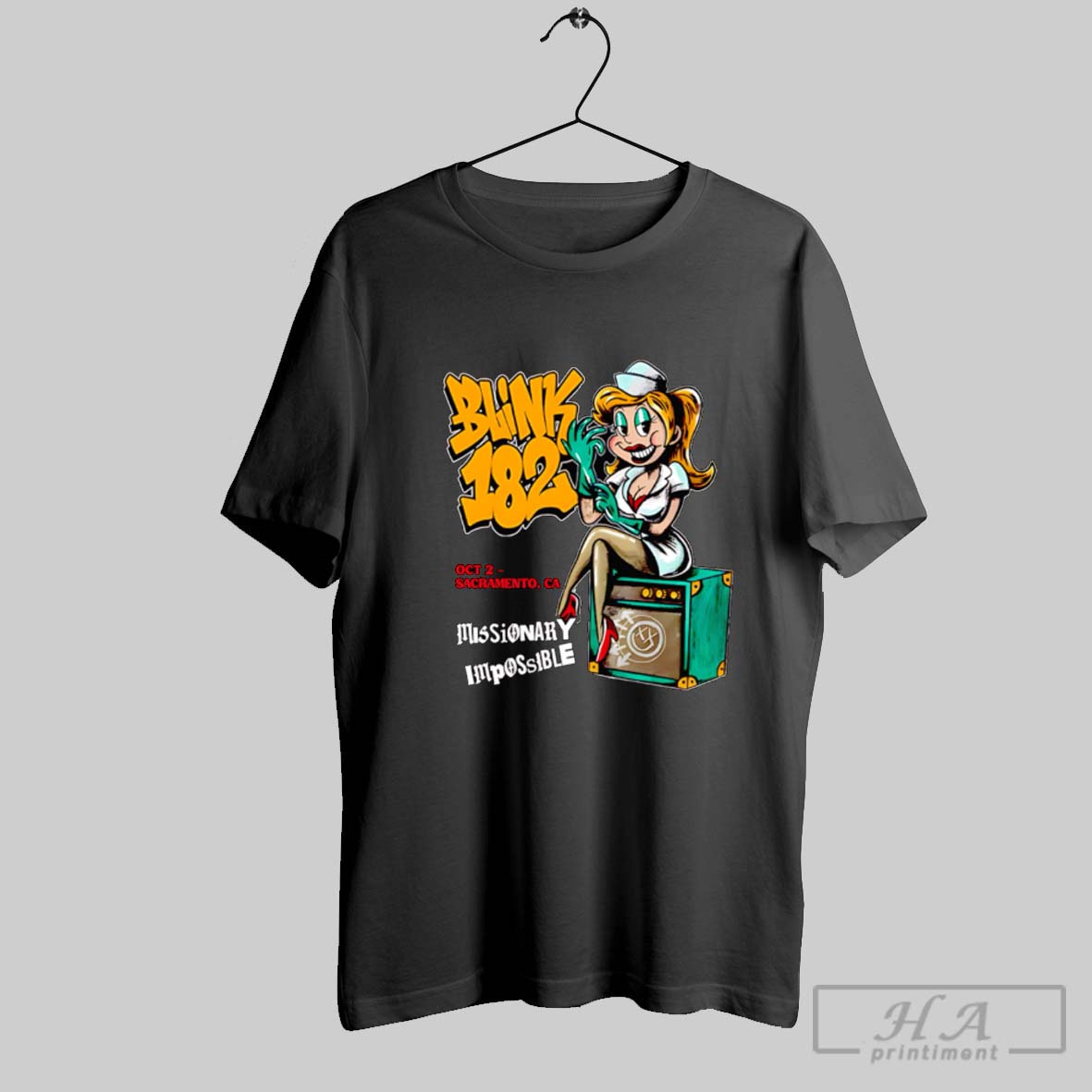 Official Blink 182 Aftershock Festival In Sacramento Ca Oct 2 2025 Tee Shirt