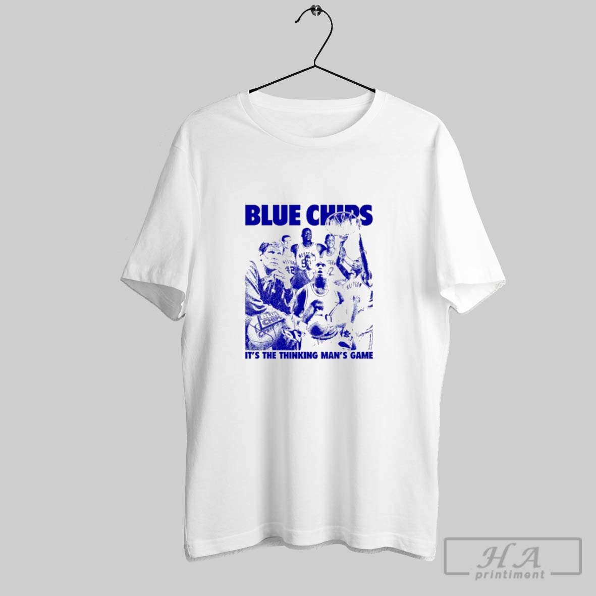 Official Blue Chips Its The Thinking Mans Game Shirt