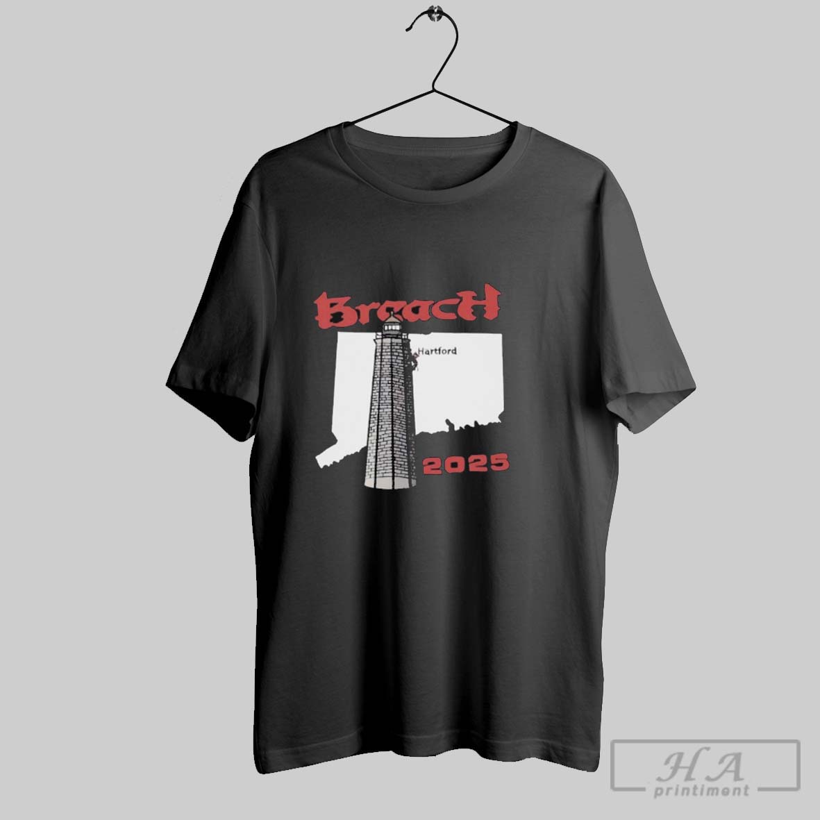 Official Breach Hartford Lighthouse Tee Shirt