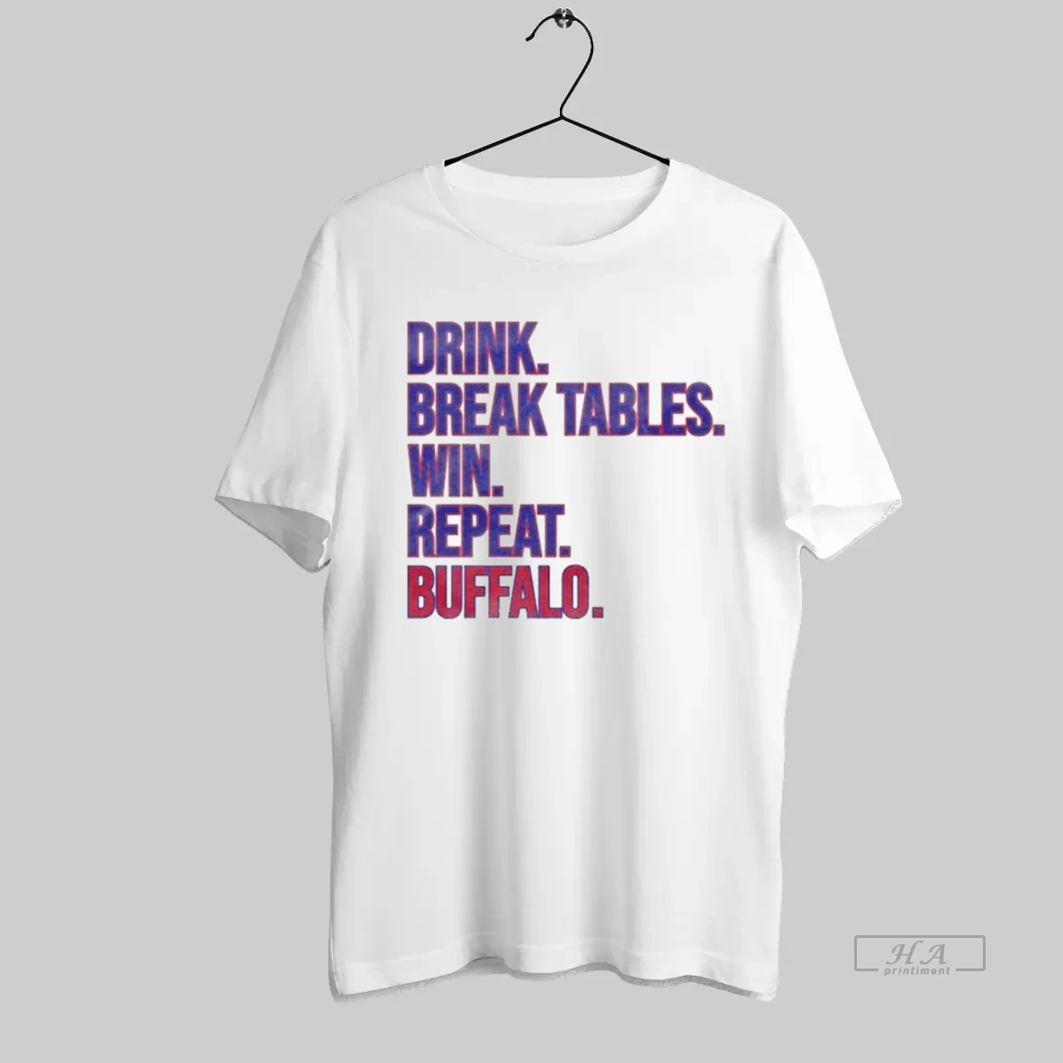 Official Break Tables Win Repeat Buffalo Bills T Shirt