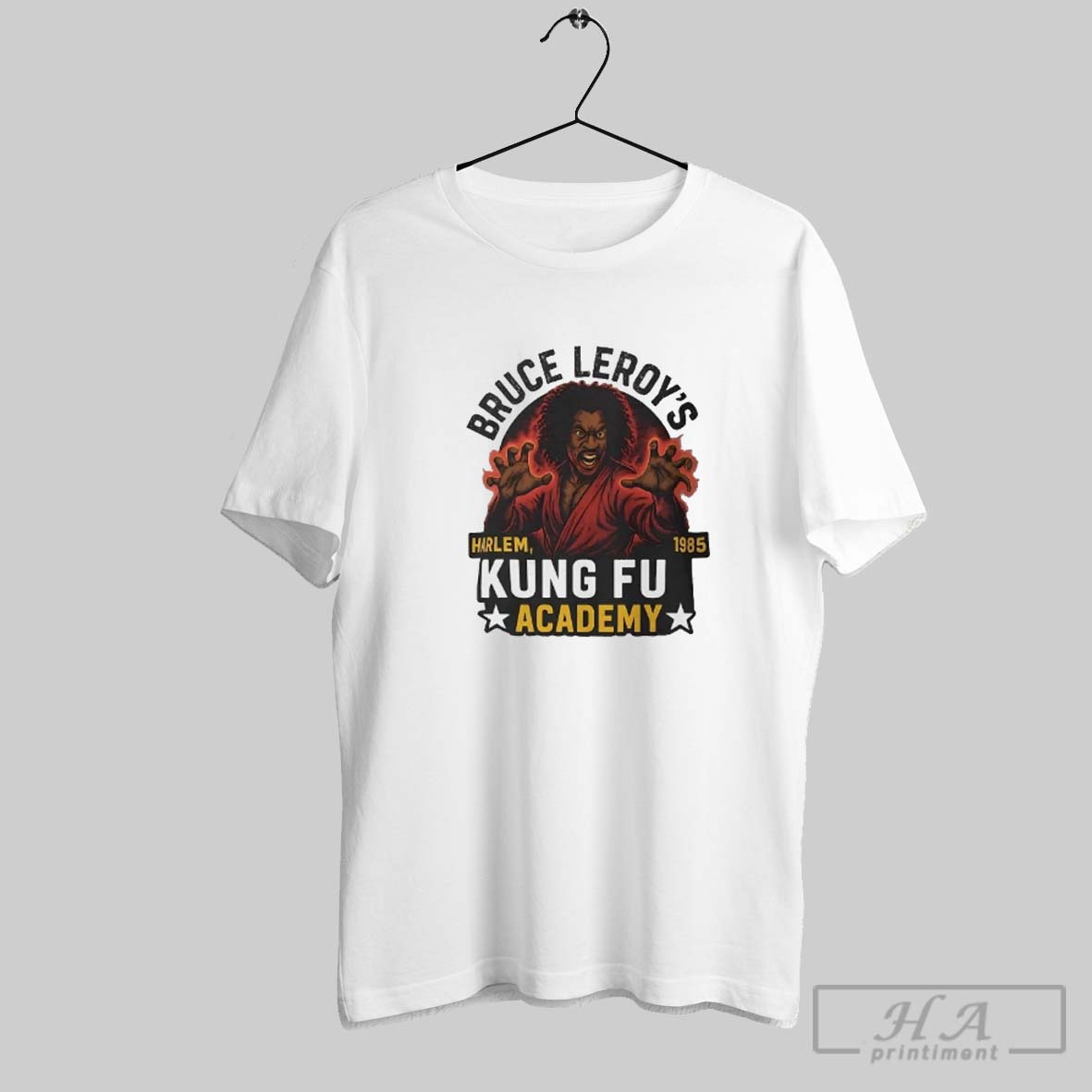 Official Bruce Leroy Kung Fu Academy Harlem 1985 Shirt