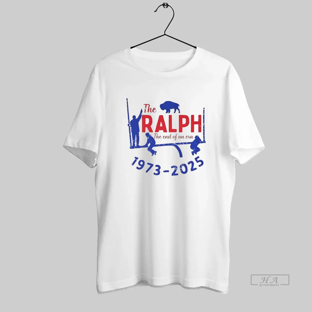 Official Buffalo Bills Nfl The Ralph The End Of An Era 1973 2025 Graphic T Shirt