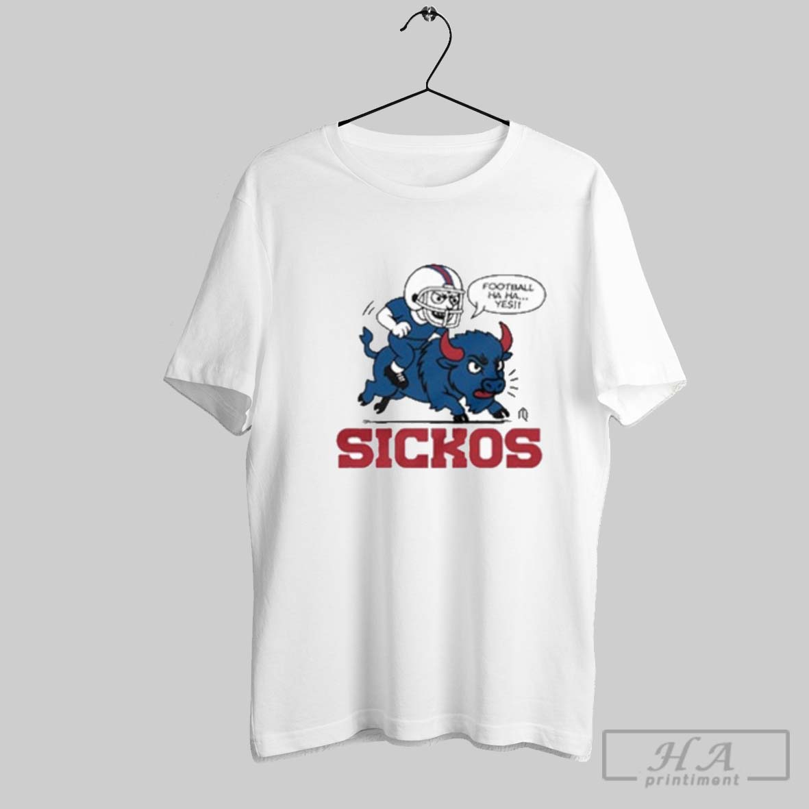 Official Buffalo Football Sickos T Shirt