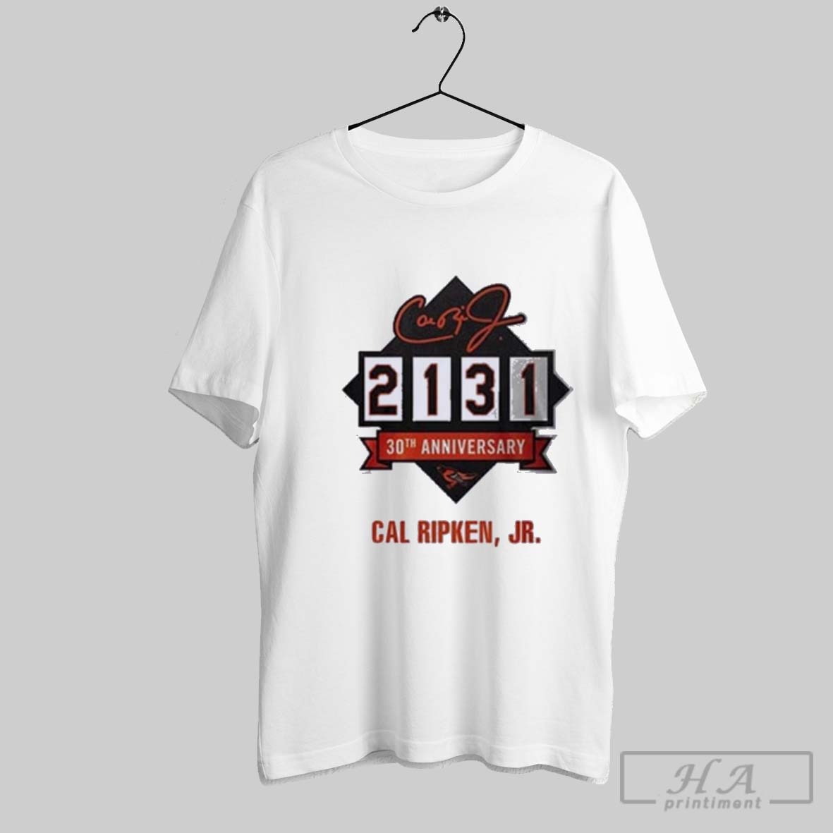 Official Cal Ripken Jr Iron Of Baseball Orioles 2131 30th Anniversary Shirt