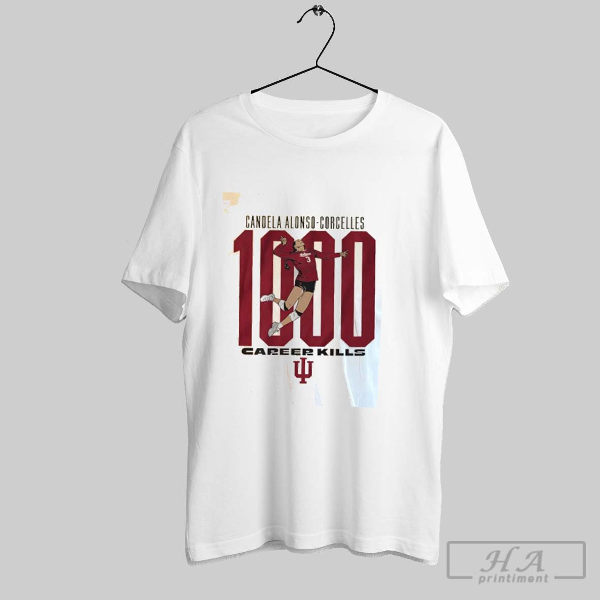 Official Candela Alonso Corcelles 1000 Kills Indiana Hoosiers Shirt