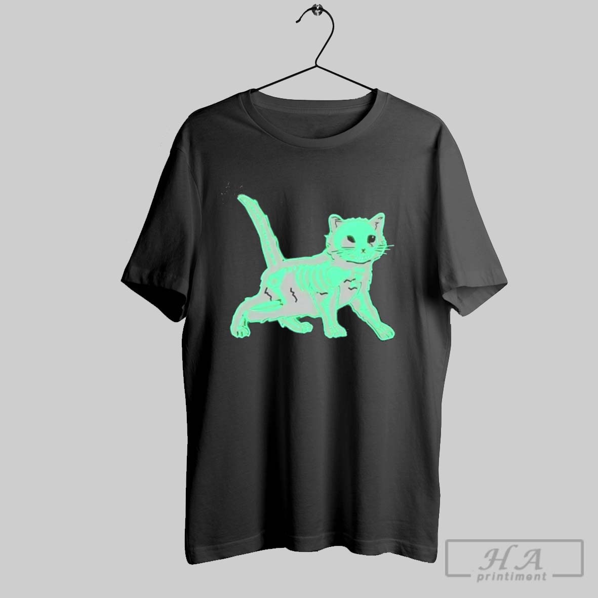 Official Cat Skeleton X Ray Halloween Shirt