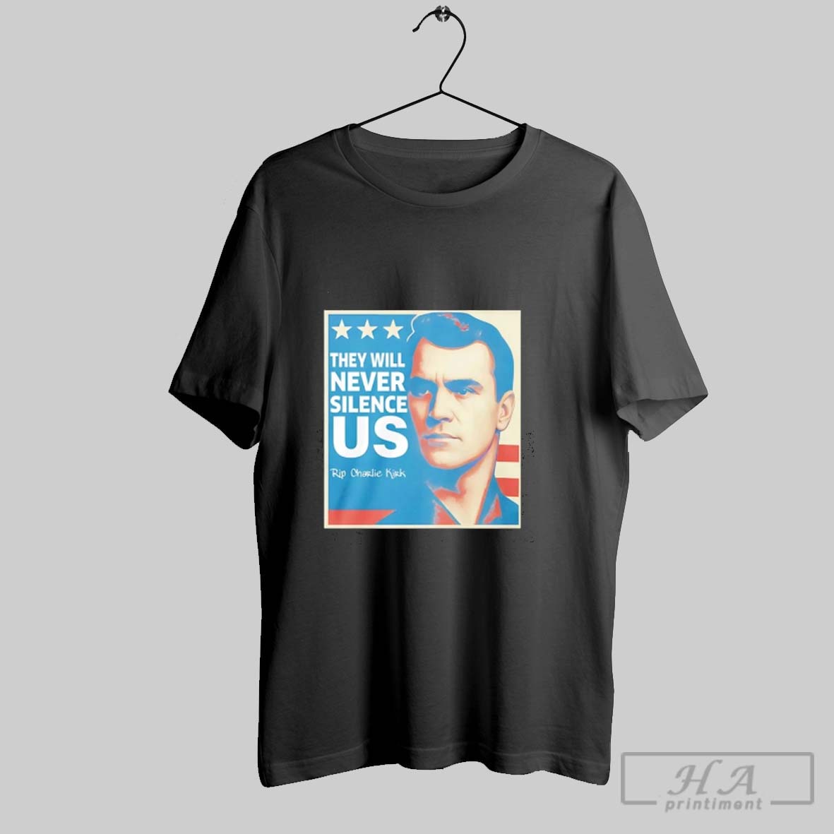 Official Charlie Kirk They Will Never Silence Us Shirt