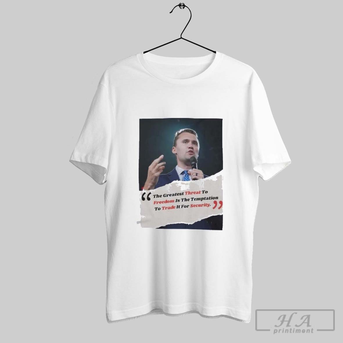 Official Charlie Kirk Threat Freedom Trade Security Shirt
