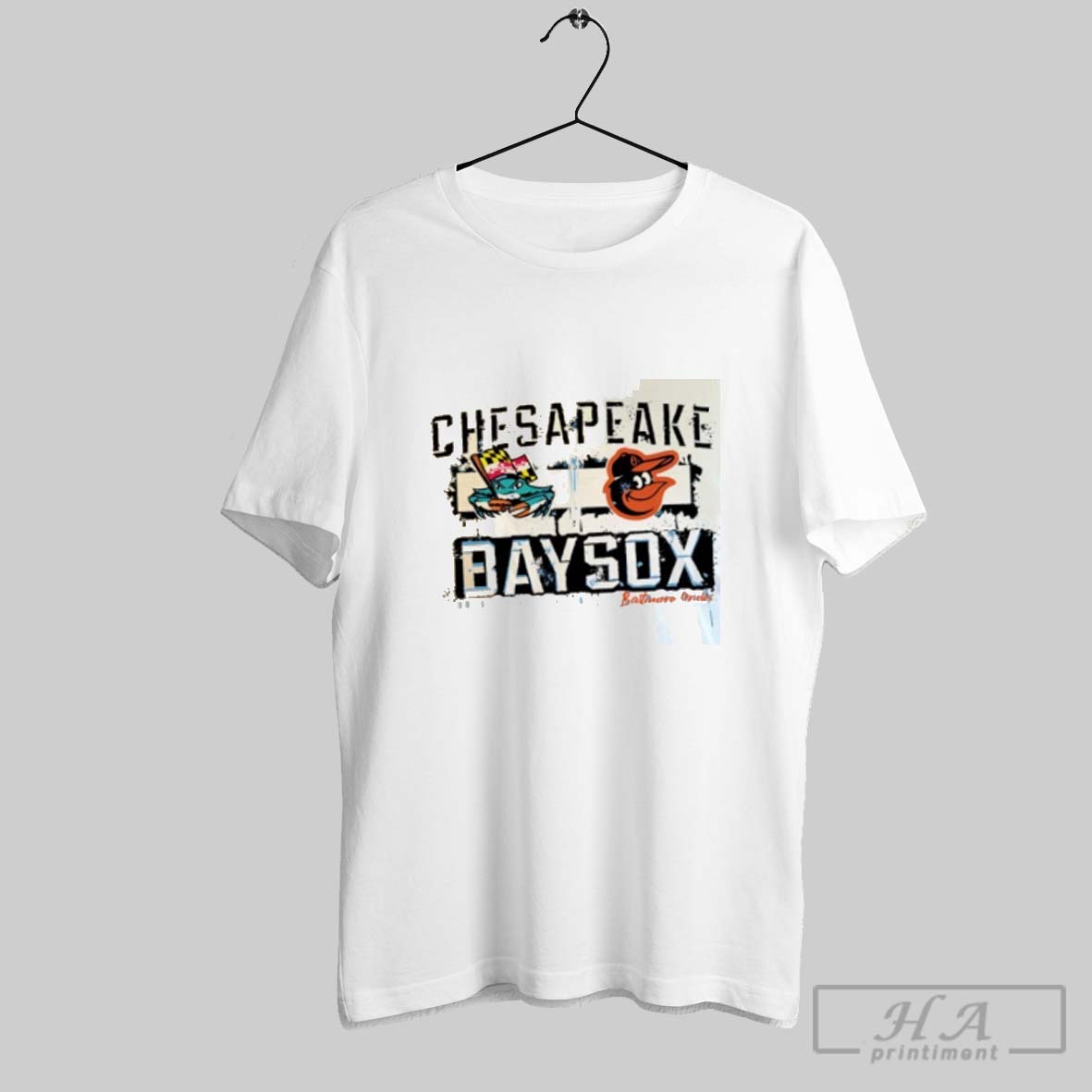 Official Chesapeake Baysox Double A Affiliate Of The Baltimore Orioles Tee Shirt