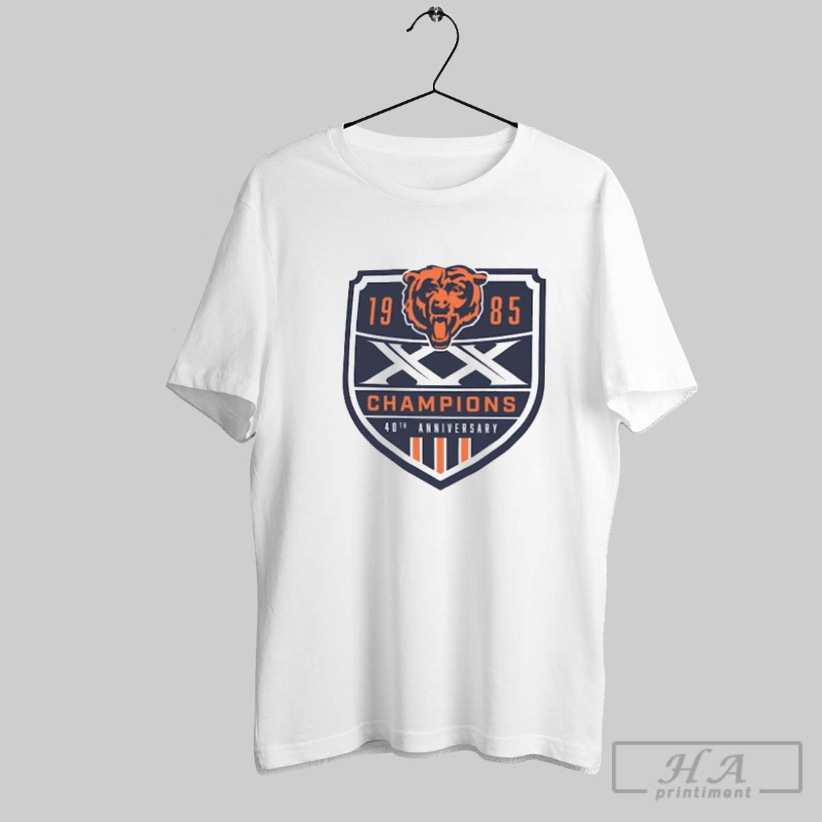 Official Chicago Bears Super Bowl Xx Champions 40th Anniversary 1985 2025 Tee Shirt