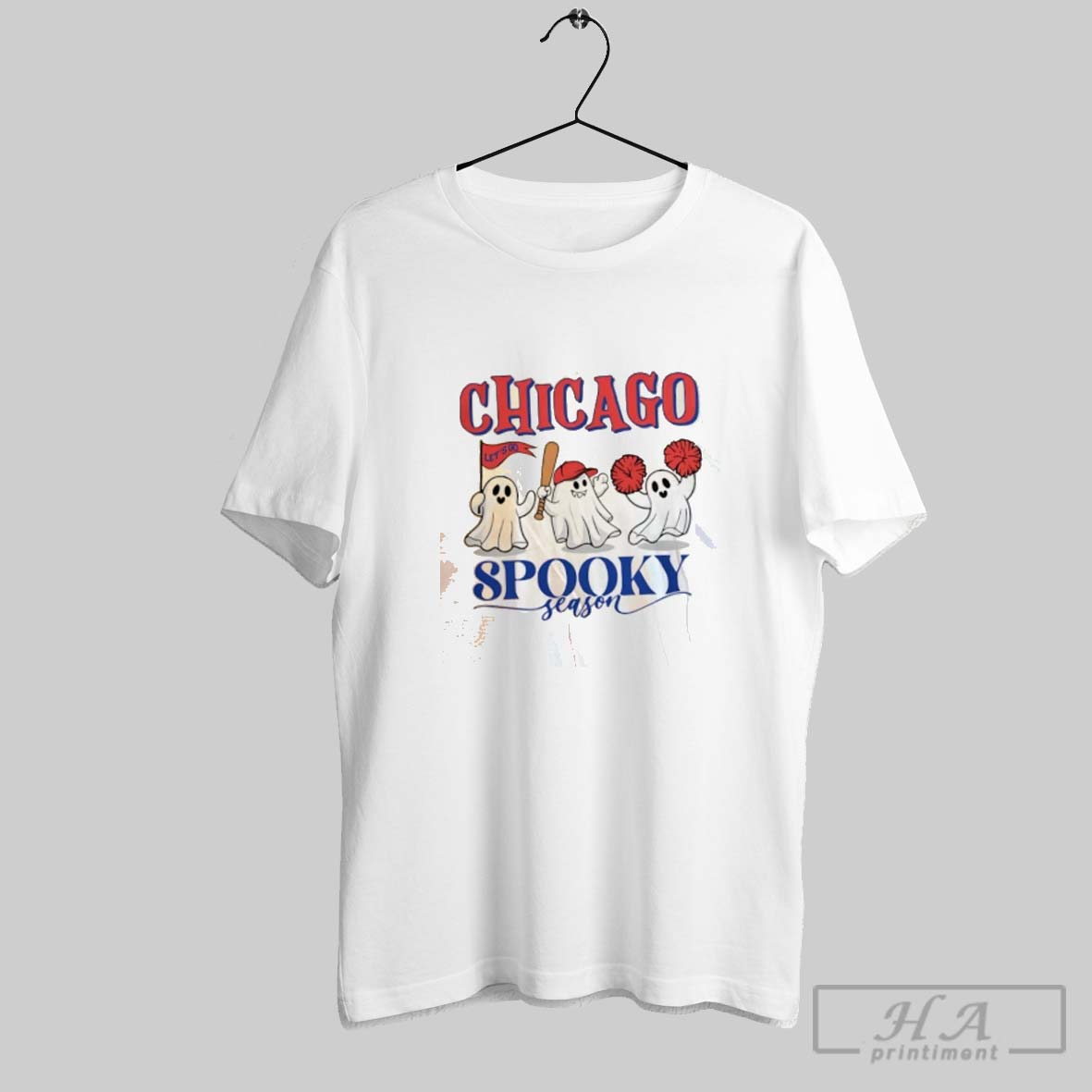 Official Chicago Cubs Baseball Spooky Season Halloween Shirt