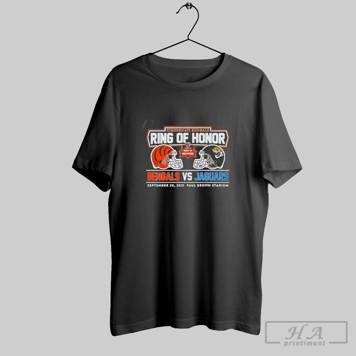 Official Cincinnati Bengals Vs Jacksonville Jaguars Ring Of Honor Sep 2021 Tee Shirt