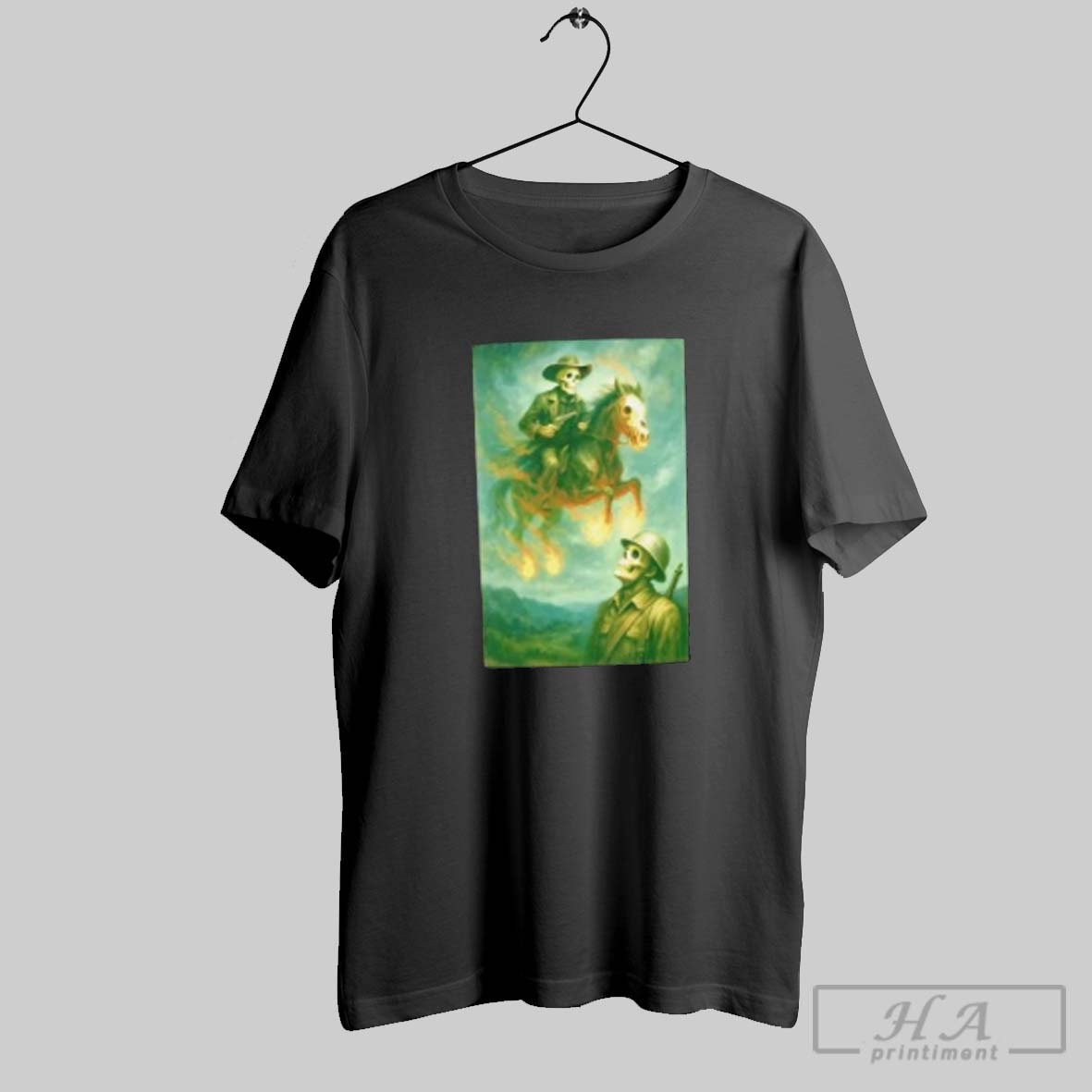 Official Cowboy Skeleton Ride Horse Graphic Shirt