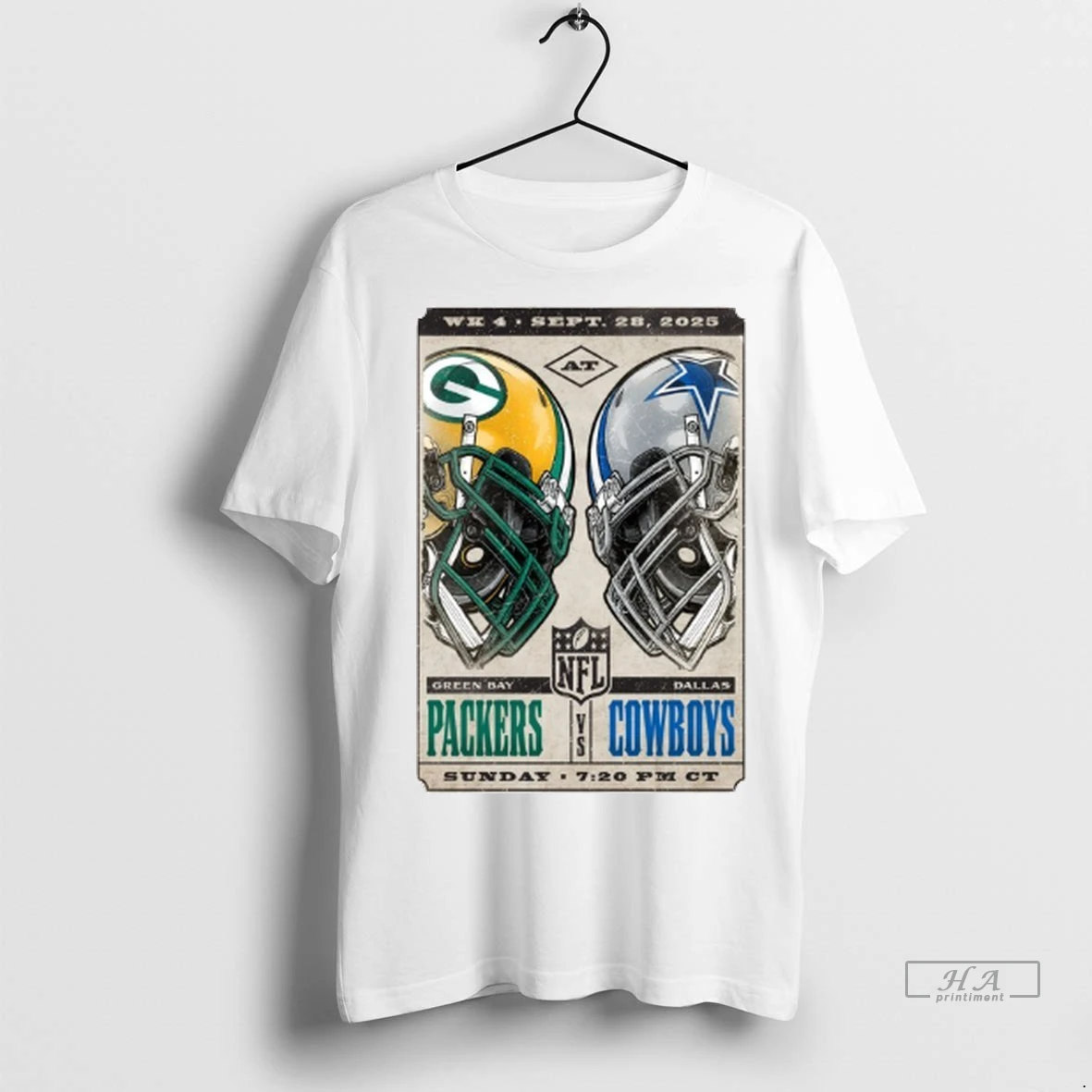 Official Dallas Cowboys Vs Green Bay Packers And Stadium Arlington Tx Sept 28 2025 Nfl Tshirts Sweater