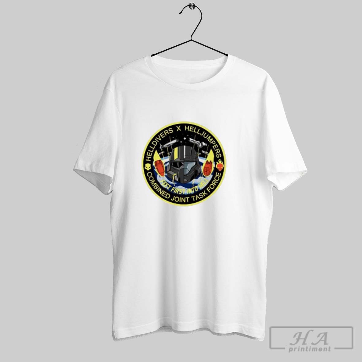 Official Darth Vader Helldivers Helljumpers Combined Joint Task Force Shirt