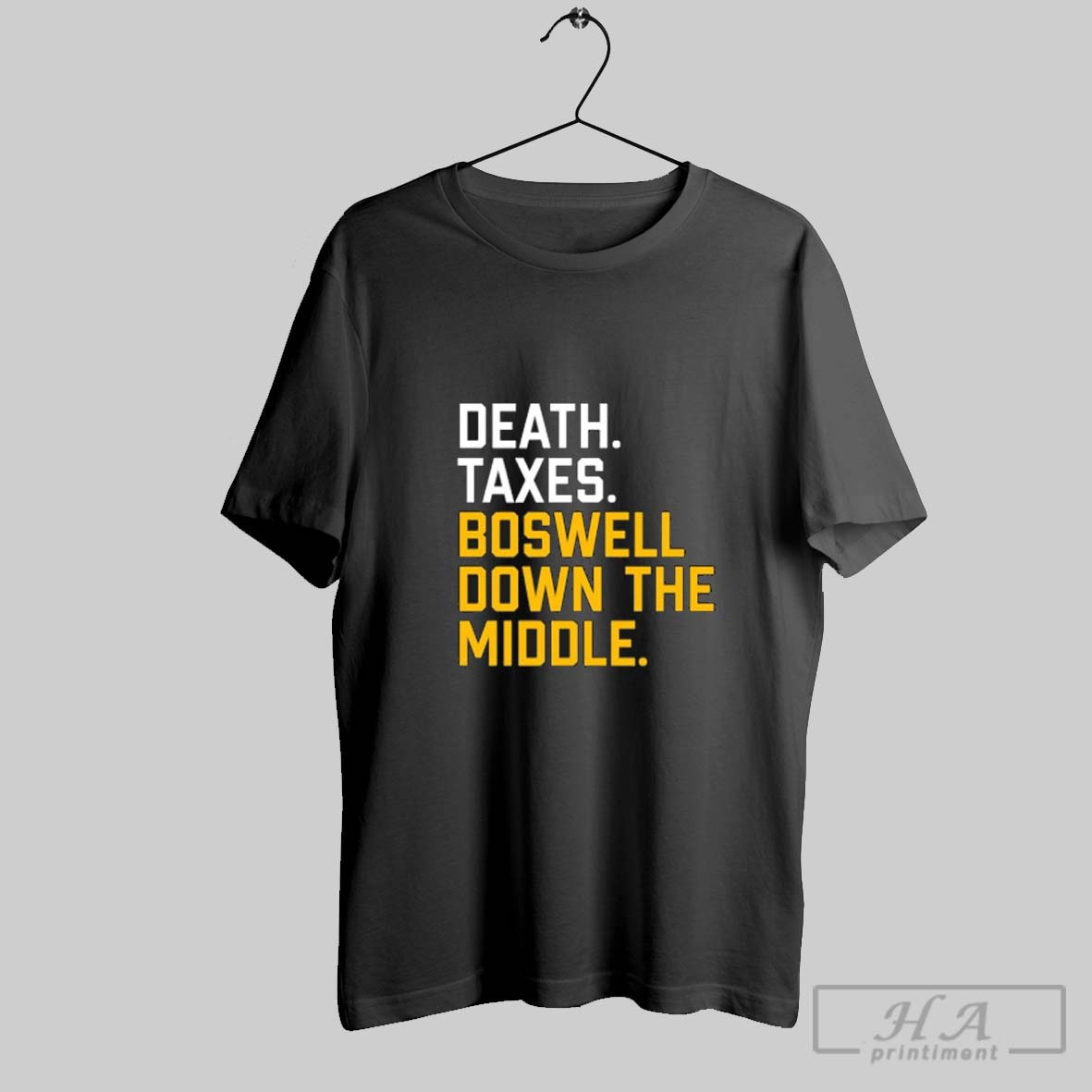 Official Death Taxes Boswell Down The Middle Shirt Shirt