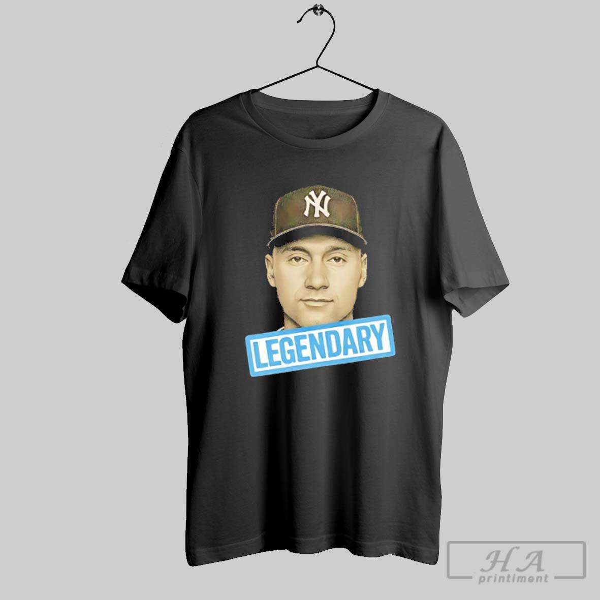Official Derek Jeter Legendary Portrait Ny Yankees Shirt