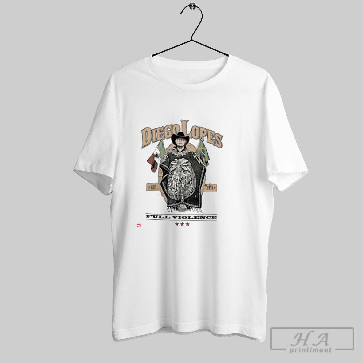 Official Diego Lopes Full Violence Est 1994 Ufc Merchandise Shirt