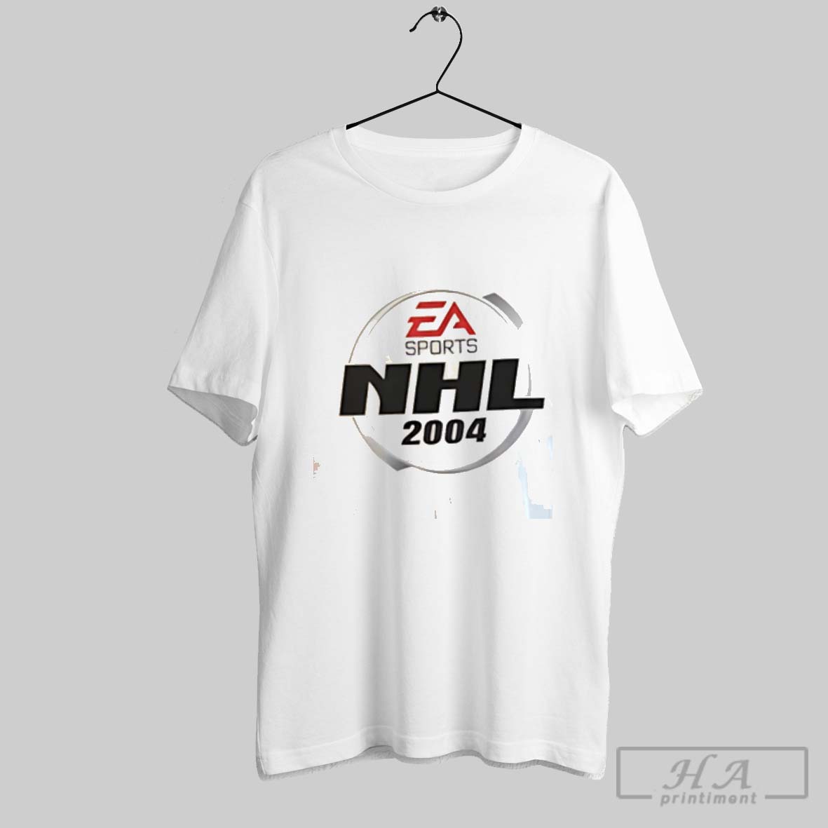 Official Ea Sports Nhl 2004 Logo Tee Shirt