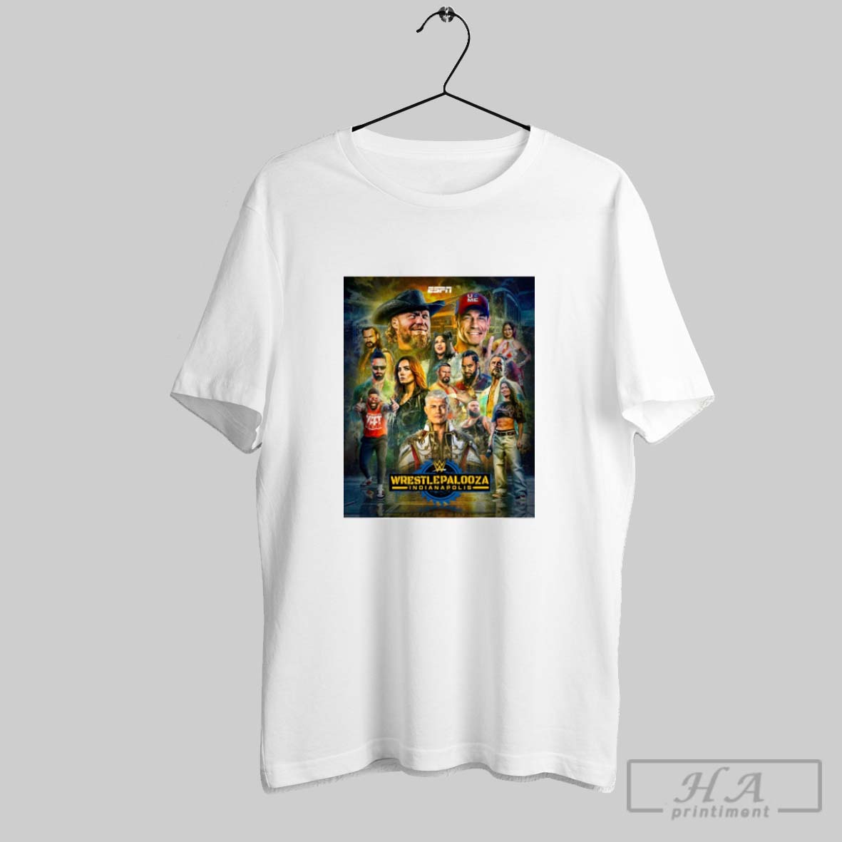 Official Espn Wrestlepalooza Indianapolis 2025 Brock Lesnar John Cena Cody Rhodes Shirt