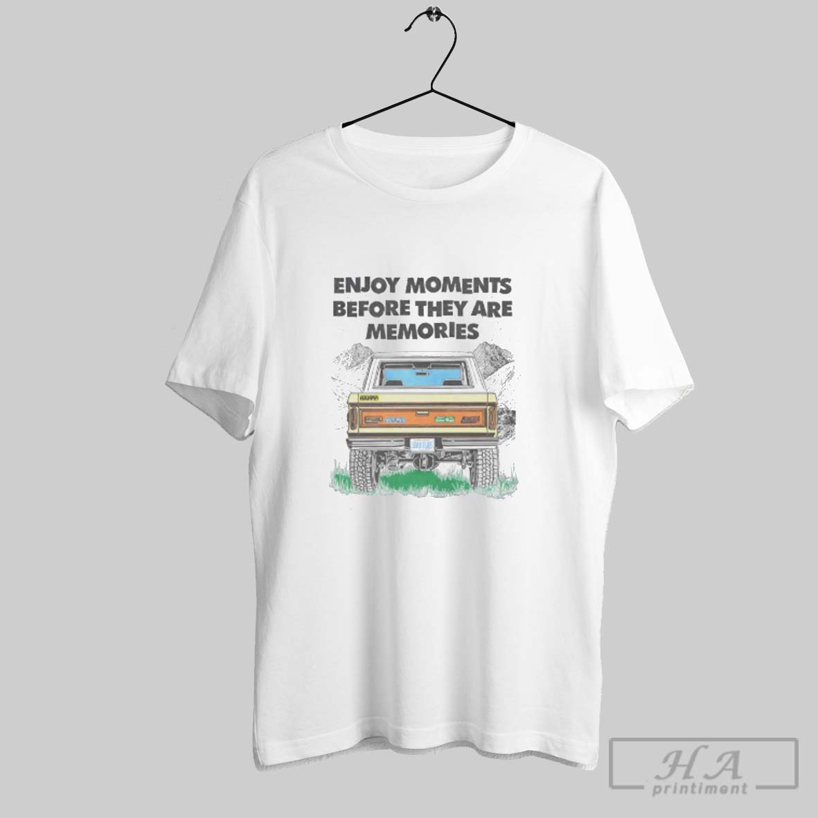 Official Enjoy Moments Before They Are Memories Classic Pickup Retro Shirt