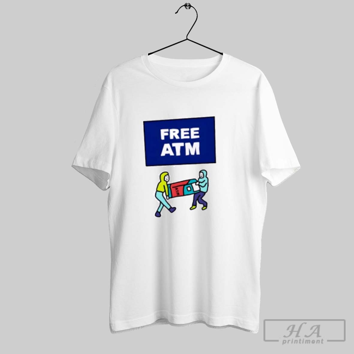 Official Free Atm Cartoon Funny Shirt