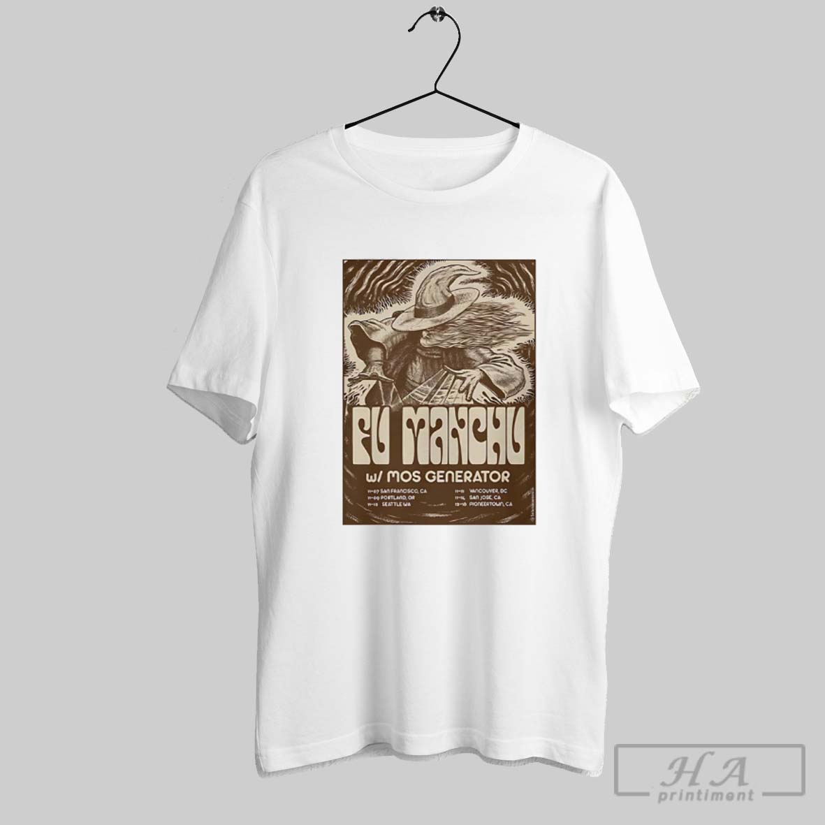 Official Fu Manchu Graphic T Shirt Shirt