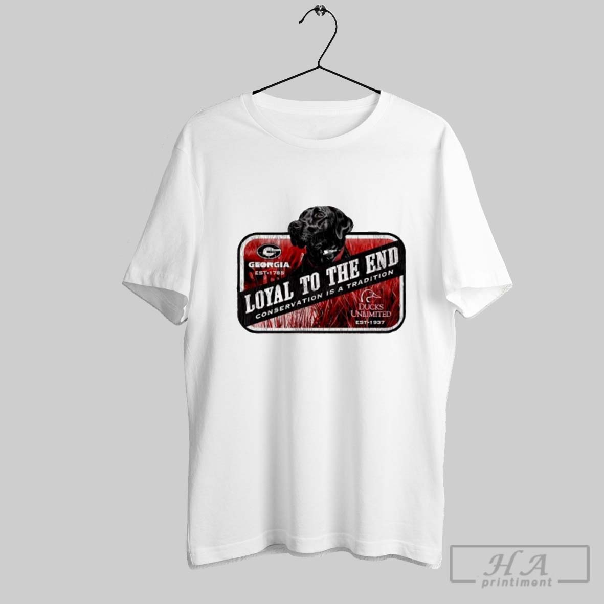 Official Georgia Football Loyal To The End Conservation Is A Tradition Shirt
