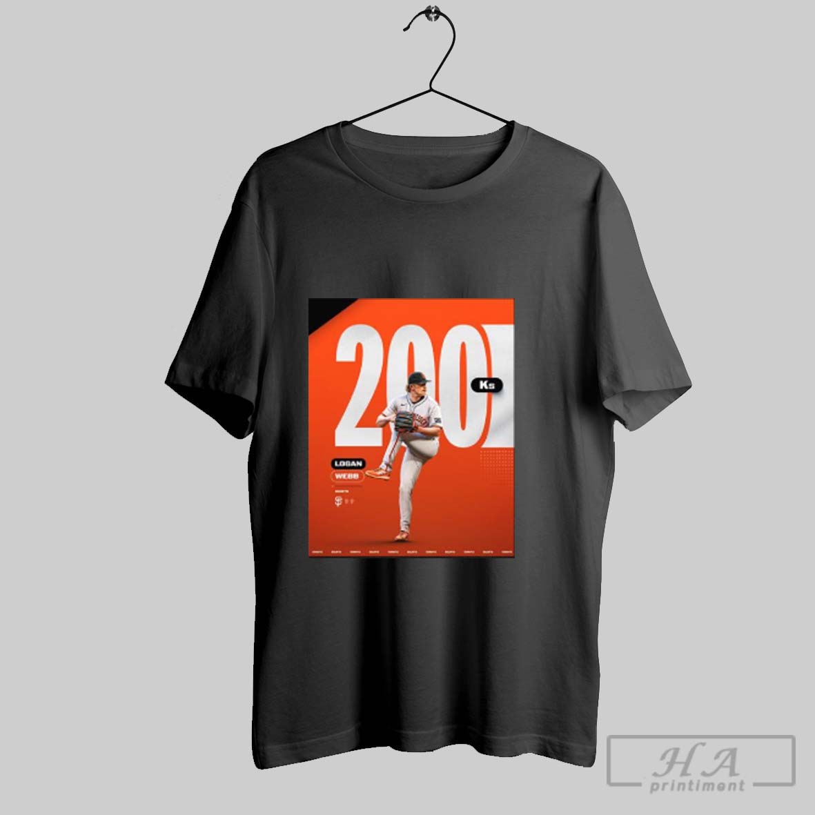 Official Giants Logan Webb 200ks Shirt Shirt