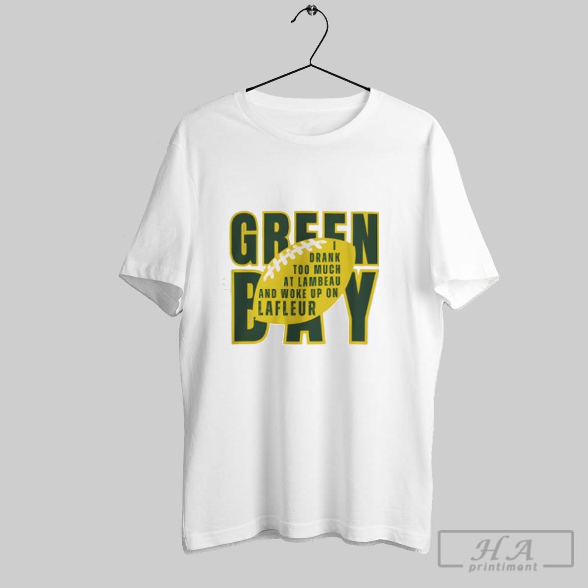Official Green Bay Packer I Drunk Too Much At Lambeau And Woke Up On Lafleur Shirt