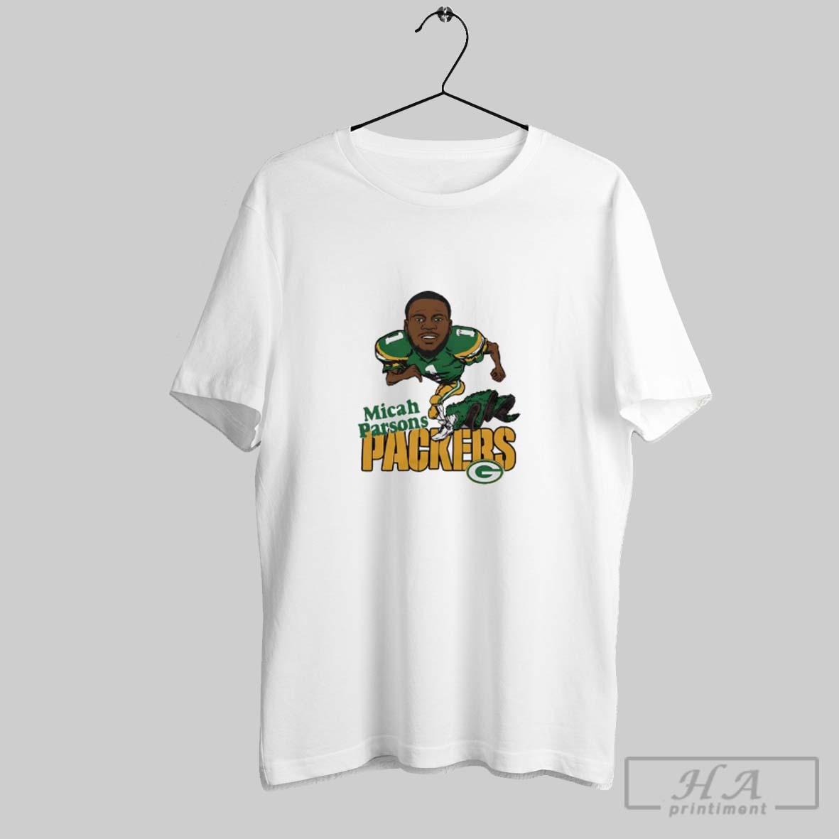 Official Green Bay Packers Micah Parsons Cartoon Shirt