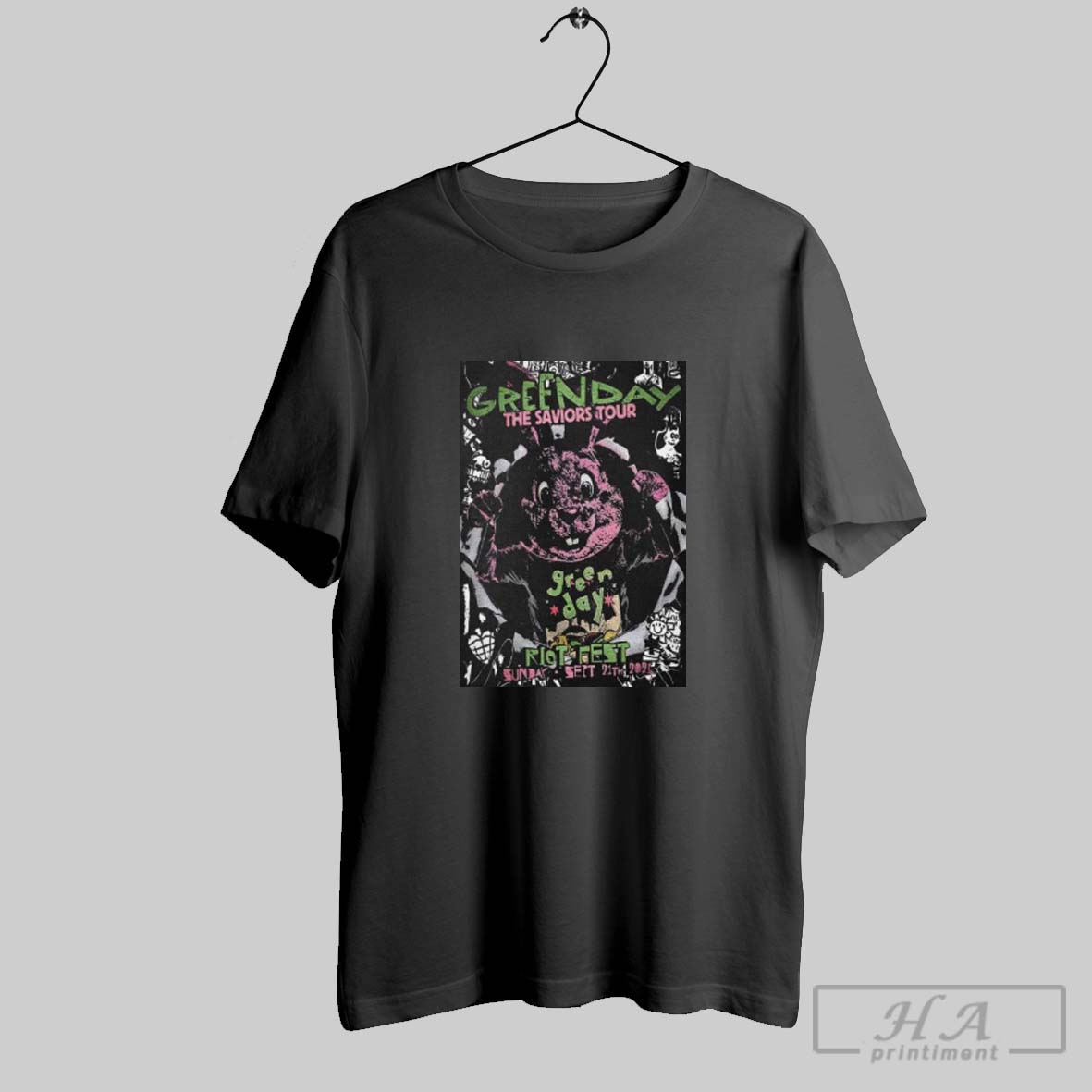 Official Green Day Riot Fest In Chicago Il Sep 21 2025 Shirt