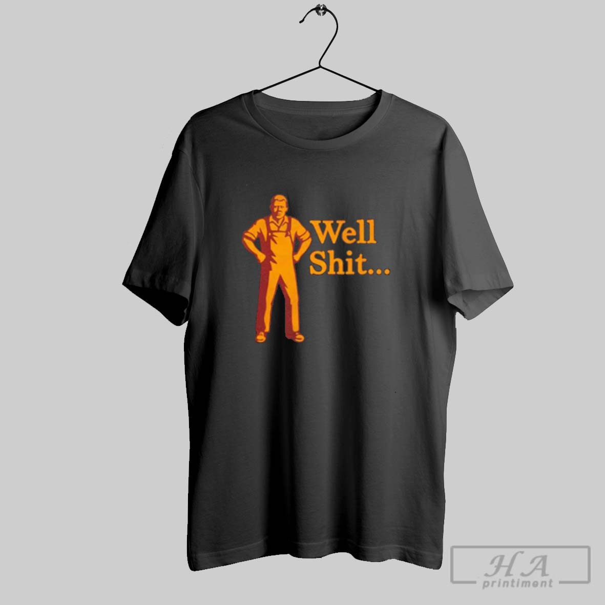 Official Grumpy Man Well Shit Cracker Barrel Tee Shirt